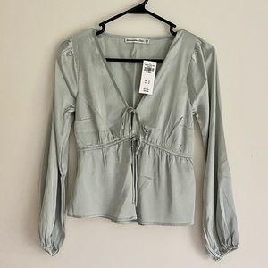 Abercrombie Satin Blouse